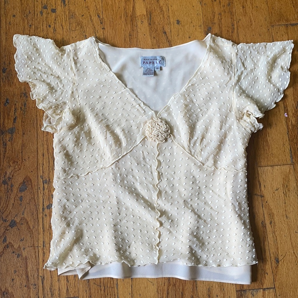 Adrianna Papell silk blouse